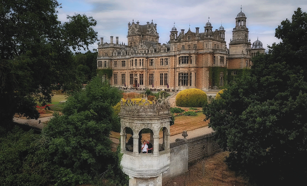 Commercial drone pilot Robert Rathbone's picture of Thoresby Hall, Nottinghamshire